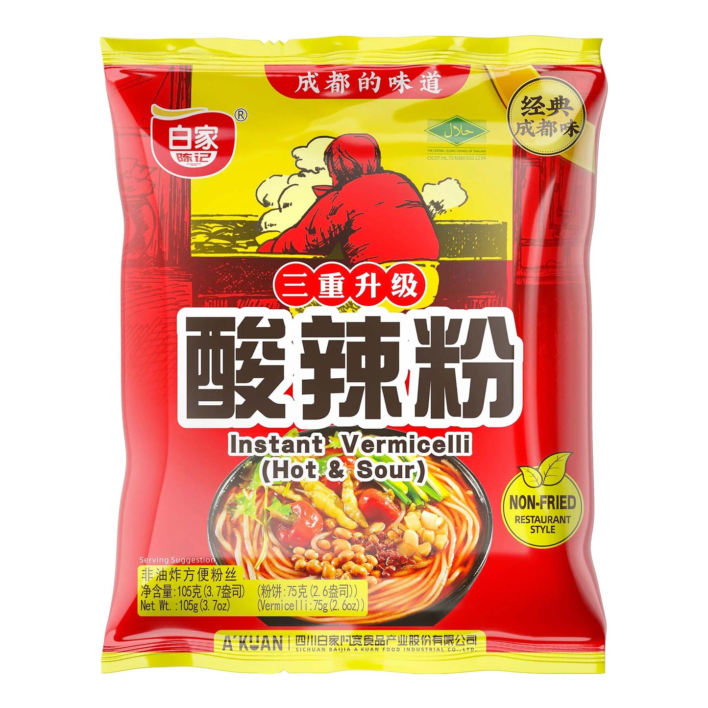 酸辣粉丝-袋(105g*20)