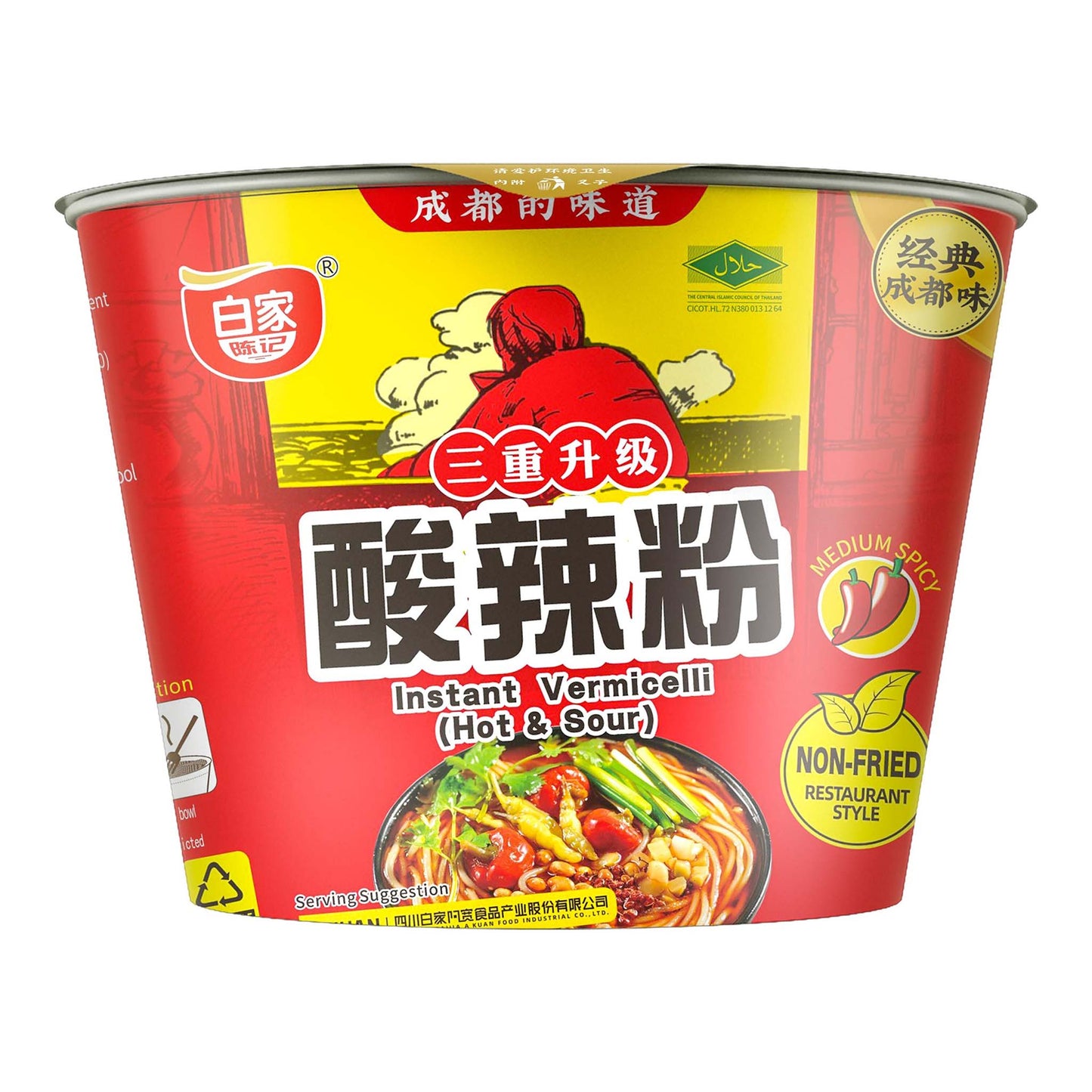 酸辣粉丝-桶 (105g*12)