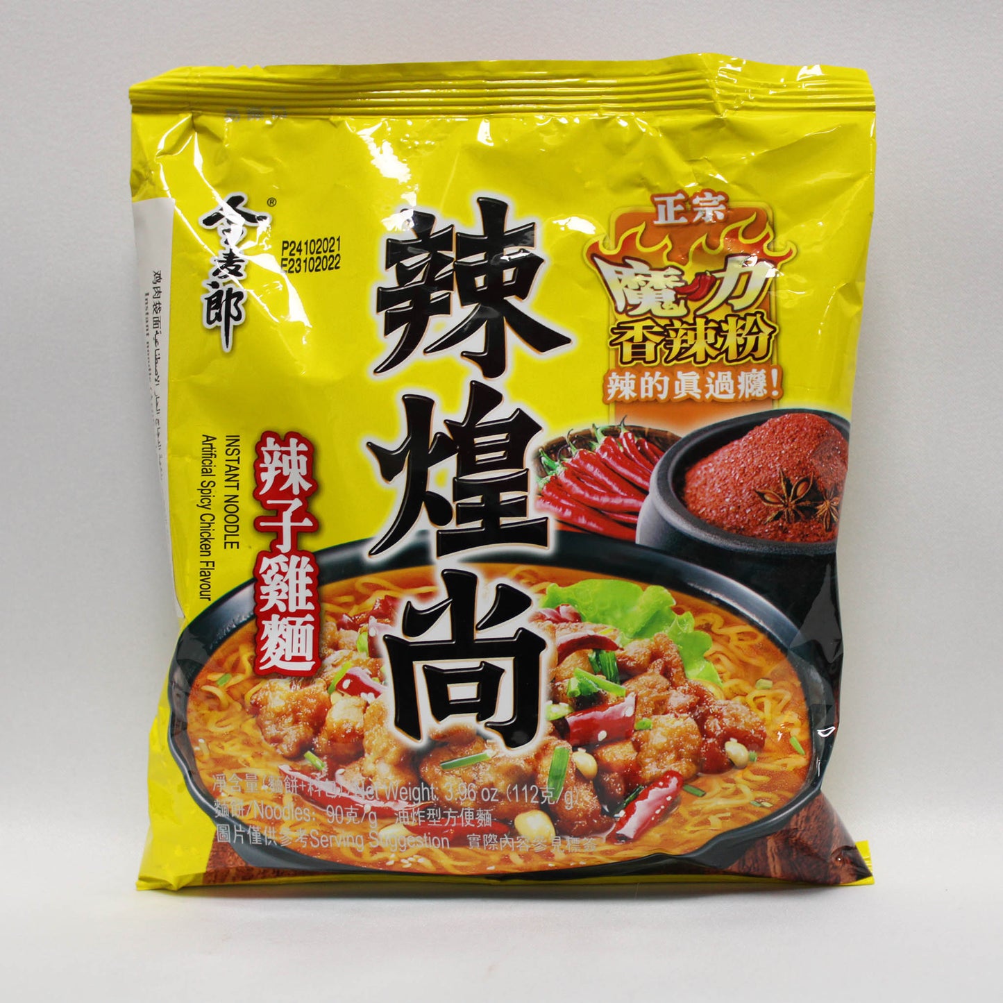 鸡味袋面 (112g*24)
