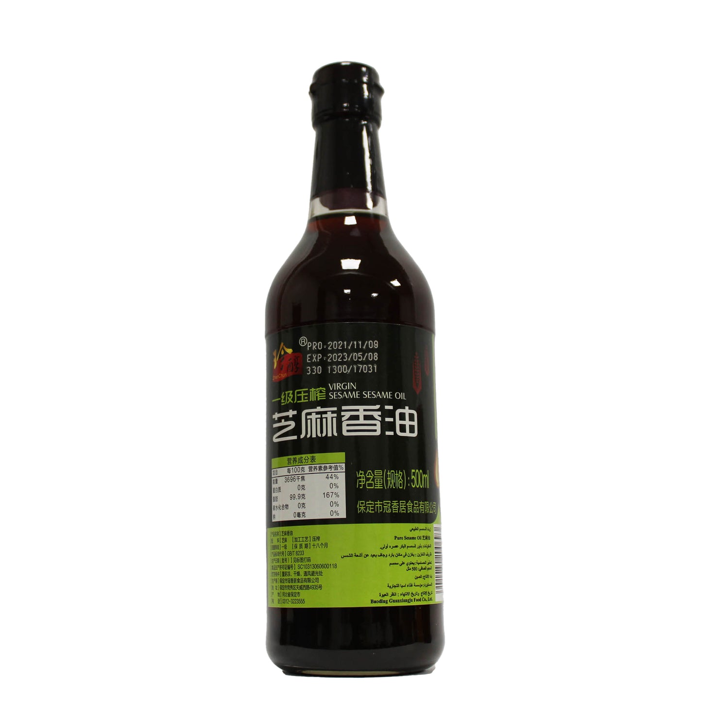 珍醇芝麻油 (500ml*12)