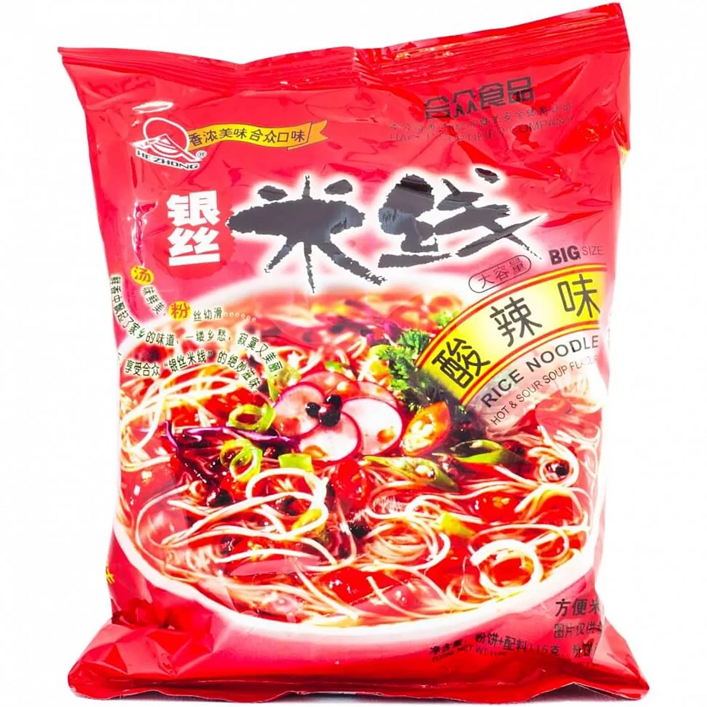 HZ INSTANT RICE NOODLE (HOT&SOUR SOUP FLAV) (115g*24)