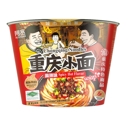 CHONGQING NOODLES SPICY HOT FLAVOR (100g*12)