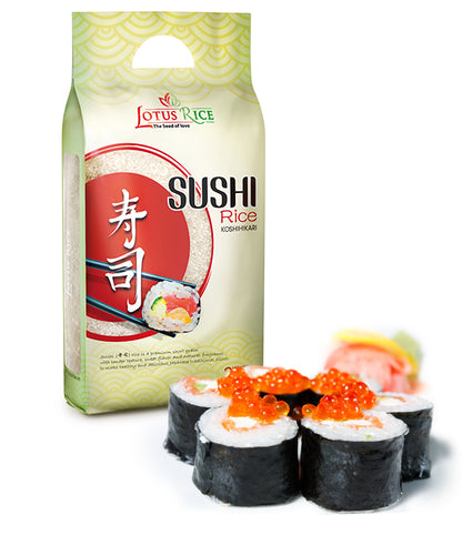 LOTUS SHUSI JAPNICA RICE (5kg*8)